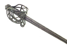 Load image into Gallery viewer, English Basket Hilted Dragoon Back Sword. SN R023