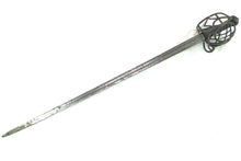 Load image into Gallery viewer, English Basket Hilted Dragoon Back Sword. SN R023
