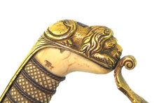 Load image into Gallery viewer, Blue & Gilt 1805 Naval Flag Officers Dress Sword, fine rare example. SN 8811