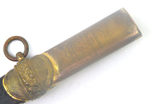 Load image into Gallery viewer, Blue & Gilt 1805 Naval Flag Officers Sword. SN 8781