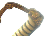 Load image into Gallery viewer, Blue & Gilt 1805 Naval Flag Officers Sword. SN 8781