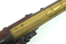 Load image into Gallery viewer, Brass Barrelled Flintlock Blunderbuss by Durs Egg, very fine, near mint. SN 8862
