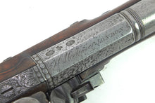 Load image into Gallery viewer, Flintlock Blunderbuss Pistol by H W Mortimer, very rare. SN 8787