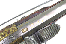 Load image into Gallery viewer, Flintlock Catalan Miquelet Pistols by Antonio Rovira of Igualada, fine pair. SN X2071