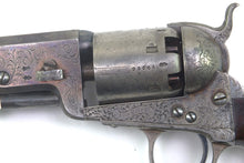 Load image into Gallery viewer, Colt London Navy Revolver, Very Fine, Engraved, Cased. SN X2028