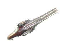 Load image into Gallery viewer, Double Barrelled Flintlock Carriage Pistol by Twigg. SN 8618
