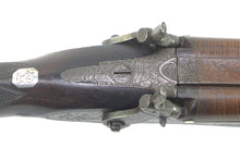 Load image into Gallery viewer, Double Barrelled 14 bore Percussion Sporting Gun by Joseph Manton., fine. SN X2027