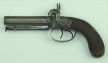 Load image into Gallery viewer, Cased Double Barrel Pistol by Barratt. SN 8655