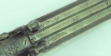 Load image into Gallery viewer, Cased Double Barrel Pistol by Barratt. SN 8655