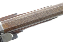 Load image into Gallery viewer, Flintlock Saw Handle Duelling Pistol by Fenton, fine & rare. SN 8872