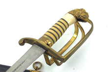 Load image into Gallery viewer, Georgian Naval Officers Attack Hilted Fighting Sword. SN 8942