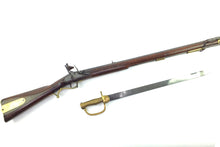 Load image into Gallery viewer, Officers Private Purchase Flintlock 1805 Baker Rifle by Broomhead, very good. SN 8875