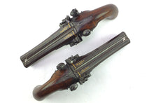 Load image into Gallery viewer, Flintlock Carriage Pistols by Wogdon, very fine pair. SN 8863