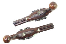 Load image into Gallery viewer, Flintlock Carriage Pistols by Wogdon, very fine pair. SN 8863