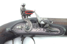 Load image into Gallery viewer, Irish Officers Flintlock Duelling Pistol by McDermott, fine. SN 8877