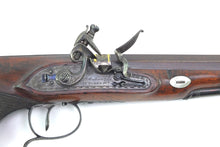 Load image into Gallery viewer, Flintlock Saw Handled Duelling Pistol by H.W. Mortimer & Son, very fine. SN 8980