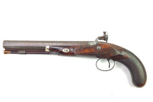 Load image into Gallery viewer, Flintlock Duelling Pistol by Sykes of Oxford, rare. SN 8916