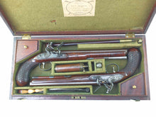 Load image into Gallery viewer, Flintlock Duelling Pistols by Barton. SN 8721