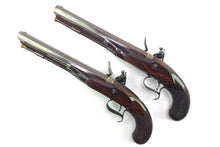 Load image into Gallery viewer, Flintlock Duelling Pistols by W. Ketland, fine cased pair. SN 8898