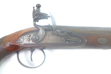 Load image into Gallery viewer, Pair of Flintlock Duellers by Wilkerson of Edinburgh. SN X1976