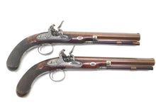 Load image into Gallery viewer, Flintlock Duelling Pistols by William Smith, Very Fine Cased Pair. SN 9001