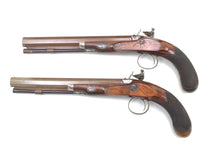 Load image into Gallery viewer, Flintlock Duelling Pistols by William Smith, Very Fine Cased Pair. SN 9001
