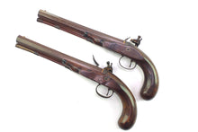 Load image into Gallery viewer, Flintlock Duelling Pistols by Wogdon & Barton, good pair. SN 8963