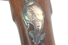 Load image into Gallery viewer, Flintlock Holster Pistols by Issac Pratt, Fine Pair of Silver Mounted. SN X2072