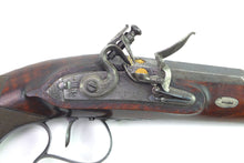 Load image into Gallery viewer, Flintlock Holster Pistols with Spanish Barrels by P. Bond, very high quality pair. SN 8987