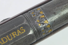 Load image into Gallery viewer, Flintlock Holster Pistols with Spanish Barrels by P. Bond, very high quality pair. SN 8987