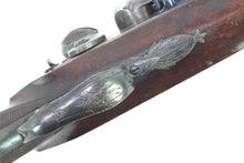 Load image into Gallery viewer, Flintlock Holster Pistols with Spanish Barrels by P. Bond, very high quality pair. SN 8987