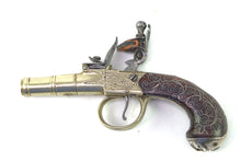 Load image into Gallery viewer, Flintlock Muff Pistol by Mortimer, rare early example. SN 8817