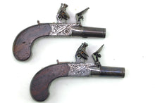 Load image into Gallery viewer, Flintlock Muff Pistols, fine pair. SN 8833