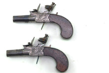Load image into Gallery viewer, Flintlock Muff Pistols, fine pair. SN 8833