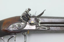 Load image into Gallery viewer, Flintlock Officers Pistol by Durs Egg, Over & Under, very rare. SN 8978