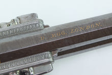 Load image into Gallery viewer, Flintlock Officers Pistol by Durs Egg, Over & Under, very rare. SN 8978