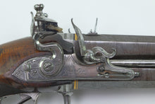 Load image into Gallery viewer, Flintlock Officers Pistol by Durs Egg, Over & Under, very rare. SN 8978