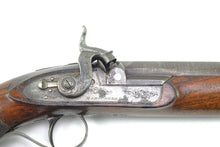 Load image into Gallery viewer, Flintlock Officers Pistols by Hamburger & Co of London, Fine Cased Pair. SN 8823