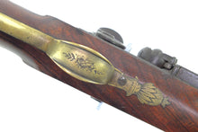Load image into Gallery viewer, Flintlock Officers Pistols by Nock, superb holstered pair. SN X1974