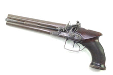 Load image into Gallery viewer, Flintlock Over & Under Pistol by Tatham & Egg, fine & rare. SN 8998