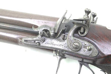 Load image into Gallery viewer, Flintlock Over & Under Pistol by Tatham & Egg, fine & rare. SN 8998