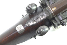 Load image into Gallery viewer, Flintlock Over & Under Pistol by Tatham & Egg, fine & rare. SN 8998
