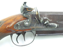 Load image into Gallery viewer, Flintlock Over & Under Pistol by Tatham & Egg. SN 8670