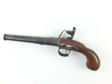 Load image into Gallery viewer, Flintlock Queen Anne Cannon Barrel Holster Pistols by Griffin. SN 8724
