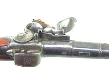 Load image into Gallery viewer, Flintlock Queen Anne Cannon Barrel Holster Pistols by Griffin. SN 8724
