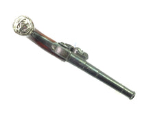 Load image into Gallery viewer, Flintlock Queen Anne Cannon Barrel Holster Pistols by Griffin. SN 8724