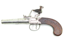 Load image into Gallery viewer, Flintlock Pocket Pistols by Archer, very crisp pair. SN 8939