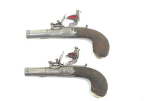 Load image into Gallery viewer, Flintlock Pocket Pistols by Wallis of Hull, fine pair. SN X2075