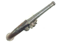 Load image into Gallery viewer, Flintlock Queen Anne Cannon Barrel Holster Pistols by James Barbar, fine pair. SN 9042