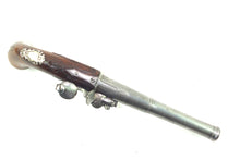 Load image into Gallery viewer, Flintlock Queen Anne Cannon Barrel Holster Pistols, fine pair. SN 8915